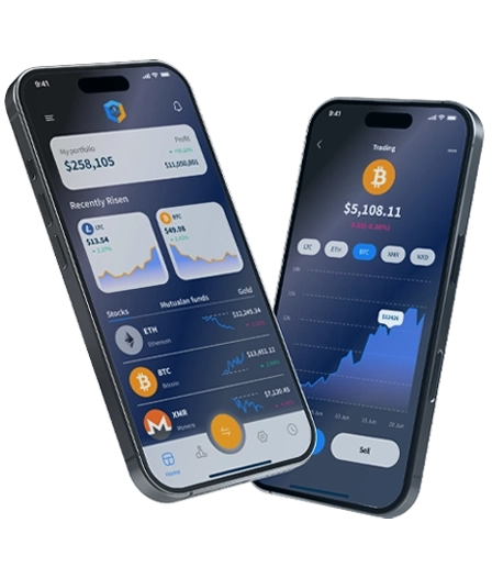 Dashboard per smartphone di BTC +790 Belvario